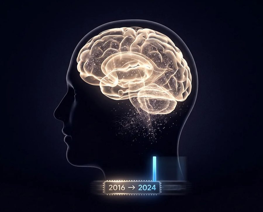 There was about 50% more plastic in human brains in 2024 than in 2016.