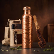 Neera Copper Water Bottle | Handcrafted from Pure Copper | 34 oz