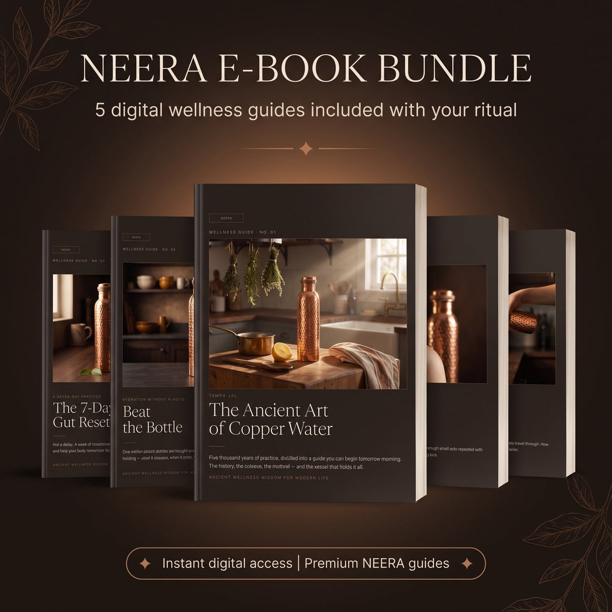 Neera e-book bundle - five digital wellness guides including The Ancient Art of Copper Water